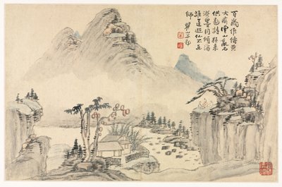 مناظر طبيعية بأنماط مختلفة بعد الأساتذة القدامى ، 1690. بواسطة مي تشينغ
