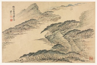 مناظر طبيعية بأنماط مختلفة بعد الأساتذة القدامى ، 1690. بواسطة مي تشينغ