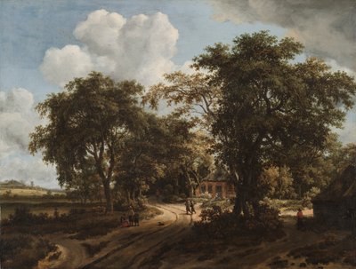 كوخ في الغابة ، ج. 1662. بواسطة ميندرت هوبيما