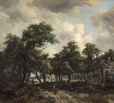 كوخ بين الأشجار ، ج. 1664. بواسطة ميندرت هوبيما