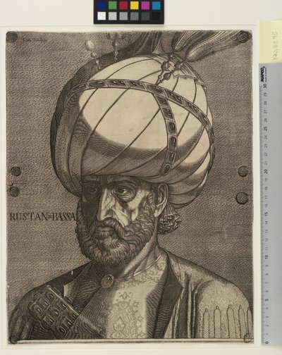 الأمير إسماعيل ، المبعوث الفارسي بواسطة Melchior Lorck