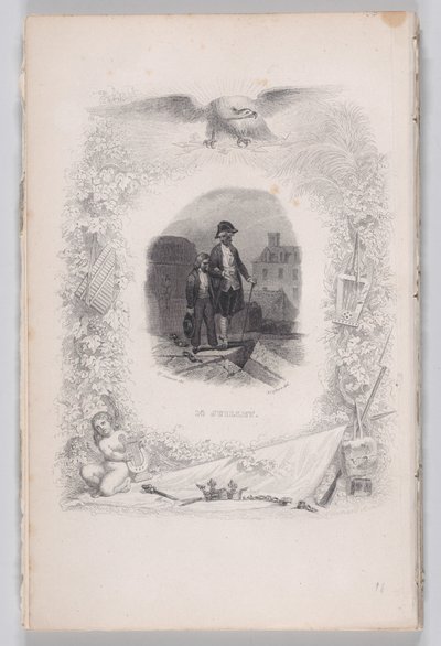 الرابع عشر من يوليو من أغاني بيرانغر ، 1829. بواسطة ملكيور بيرونارد