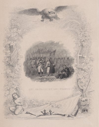 الغال والفرنك ، من أغاني بيرانغر ، 1829 بواسطة ملكيور بيرونارد