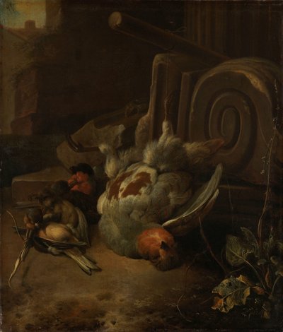 طيور ميتة بواسطة Melchior d'Hondecoeter