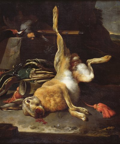 أرنبة بواسطة Melchior de Hondecoeter
