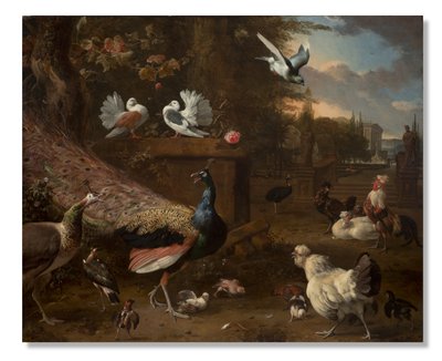 ميناجيري ، 1680 بواسطة Melchior de Hondecoeter
