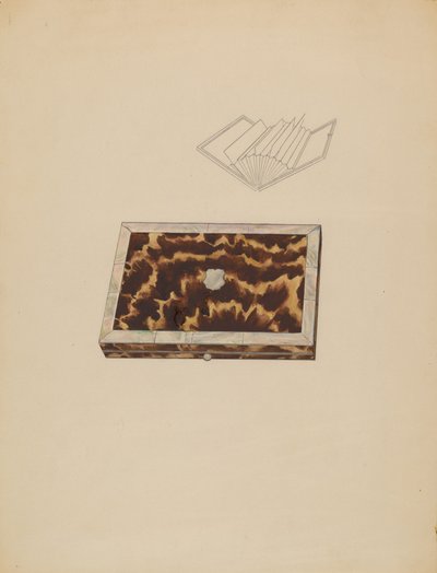 حافظة البطاقة ، ج. 1936. بواسطة ميليتا هوفمان
