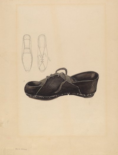 قبقاب المرأة ، ج. 1936. بواسطة ميليتا هوفمان