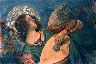 ملاك يعزف على العود ، القرن الخامس عشر بواسطة Melozzo da Forli