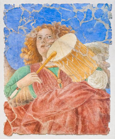 ملائكة صنع الموسيقى ، حوالي عام 1480 (تم ترميمه في الهواء الطلق) بواسطة Melozzo da Forli
