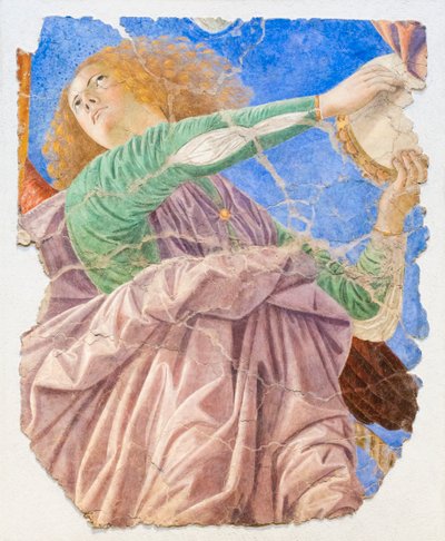 ملائكة صنع الموسيقى ، حوالي عام 1480 (تم ترميمه في الهواء الطلق) بواسطة Melozzo da Forli