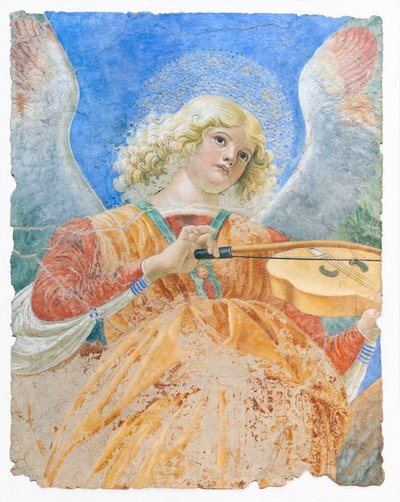 ملائكة صنع الموسيقى ، حوالي عام 1480 (في الهواء الطلق) بواسطة Melozzo da Forli