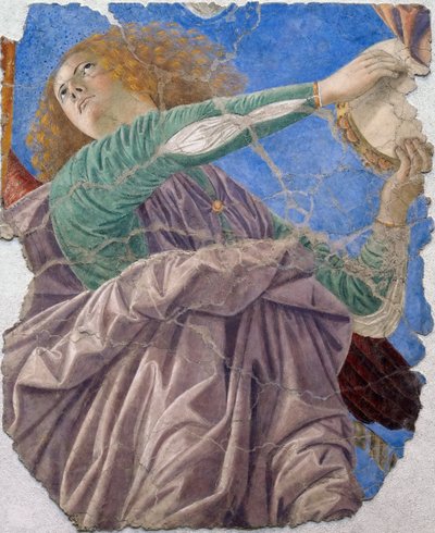 الملاك الموسيقي لميلوزو دا فورلي ، حوالي عام 1480 (في الهواء الطلق) بواسطة Melozzo da Forli
