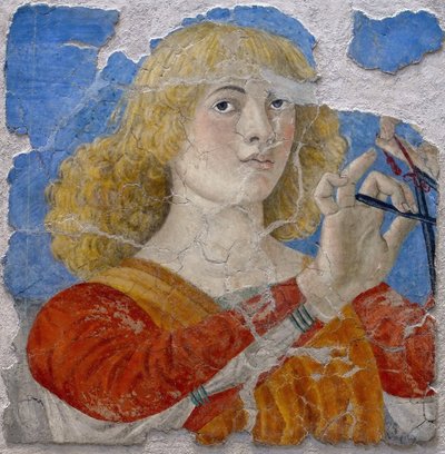 الملاك الموسيقي لميلوزو دا فورلي ، حوالي عام 1480 (في الهواء الطلق) بواسطة Melozzo da Forli