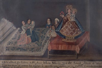 لوحة نانتو السابقة ، 1851 بواسطة المدرسة المكسيكية