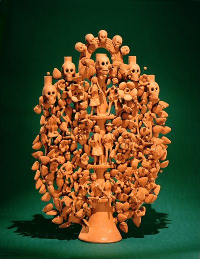 Tree of Life (آنية فخارية فردية) بواسطة المدرسة المكسيكية
