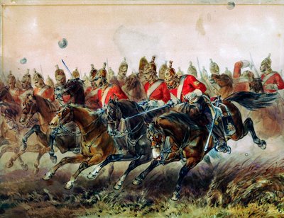 تهمة اللواء الخفيف خلال معركة بالاكلافا ، 1854 بواسطة مايكل أنجيلو هايز