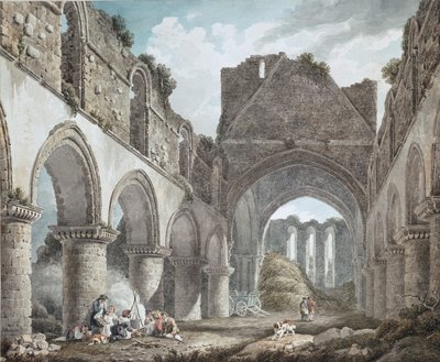 دير بيلدواس ، شروبشاير ، c1760-1800 بواسطة مايكل أنجيلو روكر