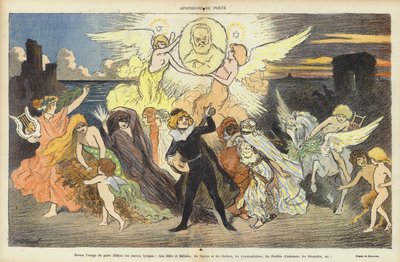 الذكرى المئوية لولادة فيكتور هوغو ، رسم توضيحي لـ Le Rire بواسطة Michael Burghers