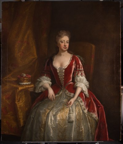 صورة للسيدة إليزابيث بيرسي، زوجة تشارلز، دوق سومرست السادس (1667-1722) بواسطة مايكل دال