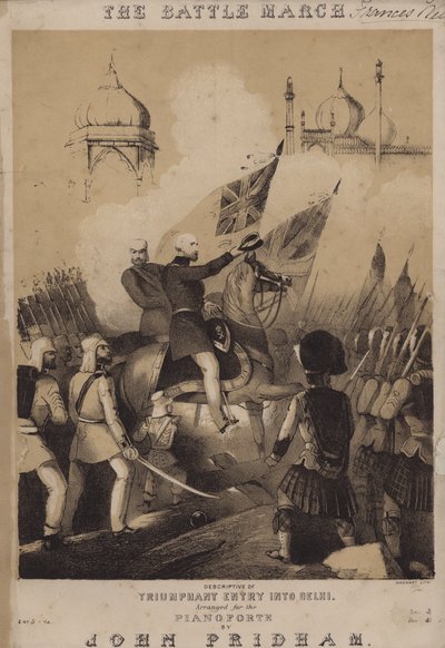 مسيرة المعركة (ليثو) بواسطة مايكل هانهارت