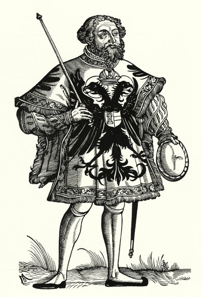 هيرالد إمبراطوري ألماني (نقش) بواسطة مايكل أوستندورفر