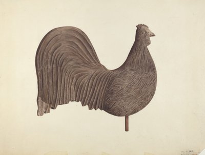ريشة الطقس الديك ، ربما عام 1940. بواسطة مايكل ريتشيتيلي