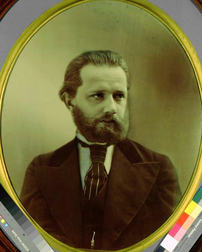 صورة للمؤلف بيوتر تشايكوفسكي (بيوتر بيتر إليتش تشايكوفسكي) (تشايكوفسكي) (1840-1893). فوتوتيبي بواسطة ميشيل ميشيلويتش بانوف (1836-1894). الدولة P.I. متحف تشايكوفسكي التذكاري ، كلين بواسطة ميخائيل ميخائيلوفيتش بانوف