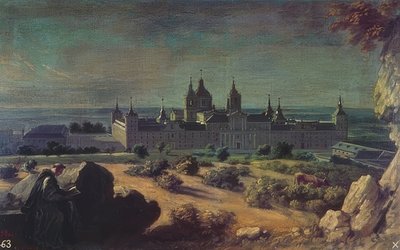 دير سان لورينزو الملكي. حوالي 1722 بواسطة ميشيل أنجي هواس