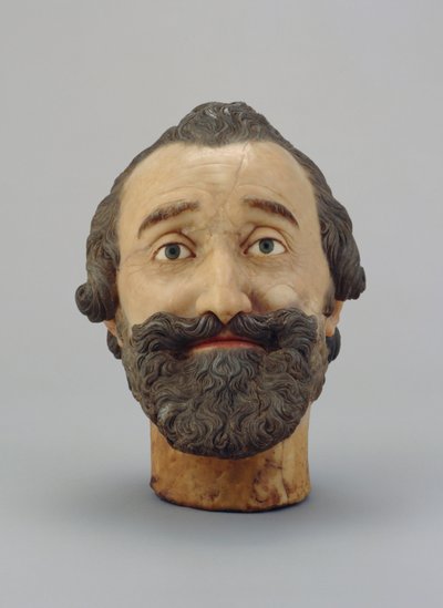 رأس بورتريه لهنري الرابع من فرنسا ، c.1610 (شمع) (انظر أيضًا 312106 و 312139) بواسطة ميشيل بوردين