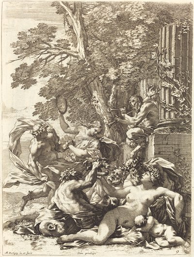 Bacchante مع Sleeping Child بواسطة ميشيل دوريني