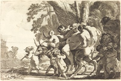Silenus سكران بواسطة ميشيل دوريني