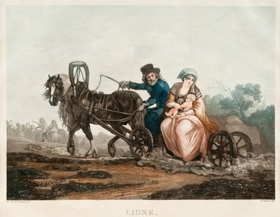 القيادة بالزلاجة ، 1830-1840 بواسطة ميشيل فرانسوا دامام دمارتريه