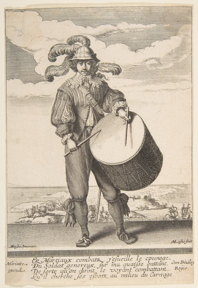 الطبال ، 1620-1667. بواسطة ميشيل لاسن