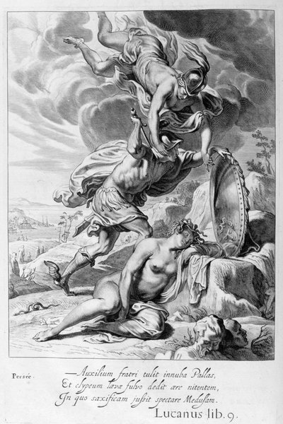 قطع Perseus رأس Medusas ، 1655 بواسطة ميشيل دي مارول