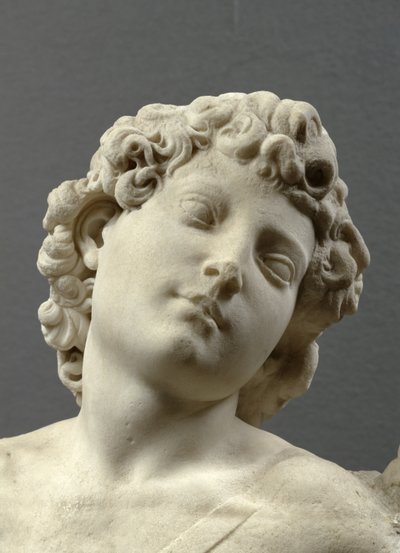 رأس كيوبيد مانهاتن ، 1494-96 (رخام) (التفاصيل) بواسطة Michelangelo Buonarroti