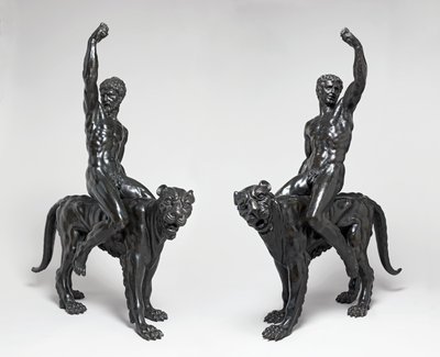الفهود عراة ركوب الفهود ، c.1506-08 (برونزية) بواسطة مايكل أنجلو بوناروتي