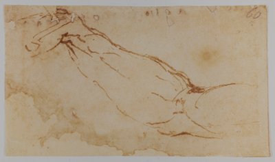 رسم تخطيطي لذراع "ليدا" اليمنى، 1528-1530 (رسم) بواسطة مايكل أنجلو بوناروتي
