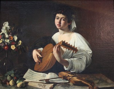 "عازف العود" ، c1595. بواسطة مايكل أنجلو كارافاجيو