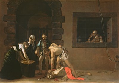 قطع رأس القديس يوحنا المعمدان 1608 بواسطة Michelangelo Merisi Caravaggio