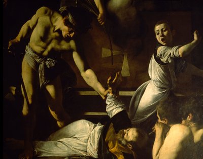 استشهاد القديس ماثيو ، التفاصيل ، 1599-1600 بواسطة مايكل أنجلو ميريسي كارافاجيو