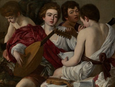 الموسيقيون ، 1597. بواسطة مايكل أنجلو ميريسي كارافاجيو