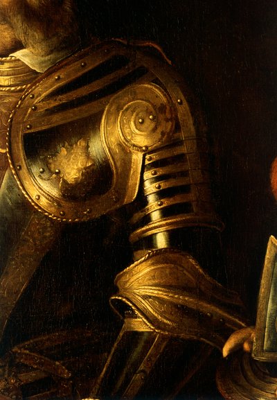Detail of the Portrait of Alof de Wignacourt with his page بواسطة مايكل أنجلو ميريسي دا كارافاجيو