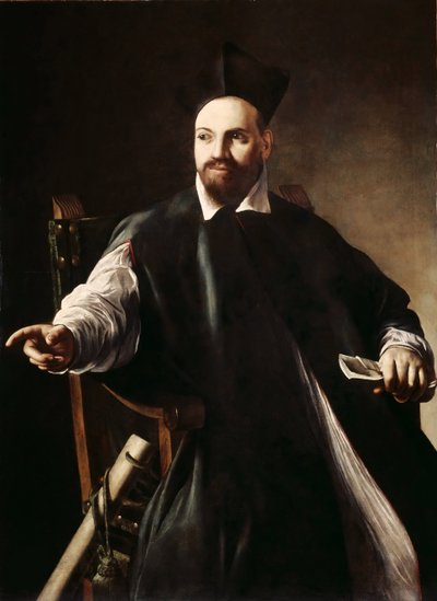 صورة مافيو باربيريني بواسطة كارافاجيو ، مايكل أنجلو (1571-1610). زيت على قماش ، ج. 1598 ، البعد: 124 × 99. مجموعة خاصة بواسطة مايكل أنجلو ميريسي دا كارافاجيو