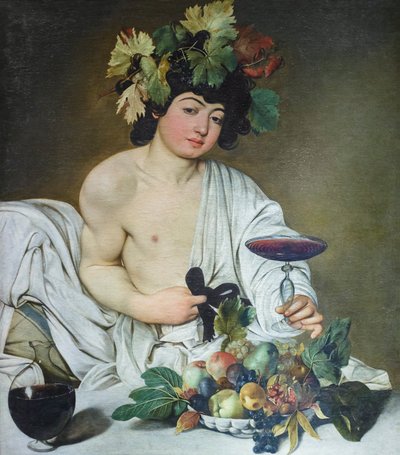 The Young Bacchus ، حوالي 1596 (زيت على قماش) بواسطة مايكل أنجلو ميريسي دا كارافاجيو