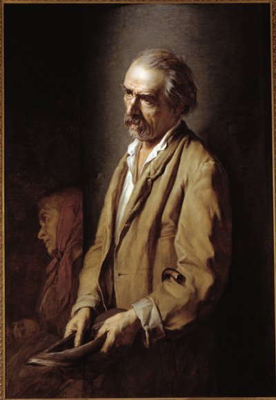 بورتريه ذاتي (بورتريه ذاتي) رسم مايكل أنجلو بيتاتور (1825-1903) 1894 خافت 107x73 سم أستي ، بيناكوتيكا سيفيكا بواسطة مايكل أنجلو بيتاتور