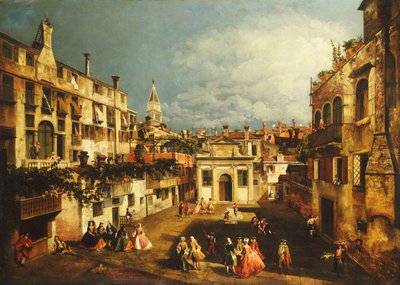كامبو سان جالو ، البندقية ، c.1740s بواسطة ميشيل ماريشي