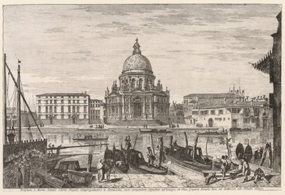 مناظر البندقية: SM Della Salute ، 1741. بواسطة ميشيل ماريشي