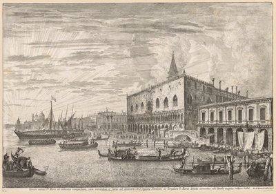 مناظر لمدينة البندقية: The Molo and S.M Della Salute بواسطة ميشيل ماريشي