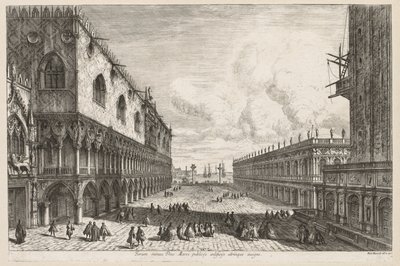مناظر لمدينة البندقية: The Piazzetta بواسطة ميشيل ماريشي